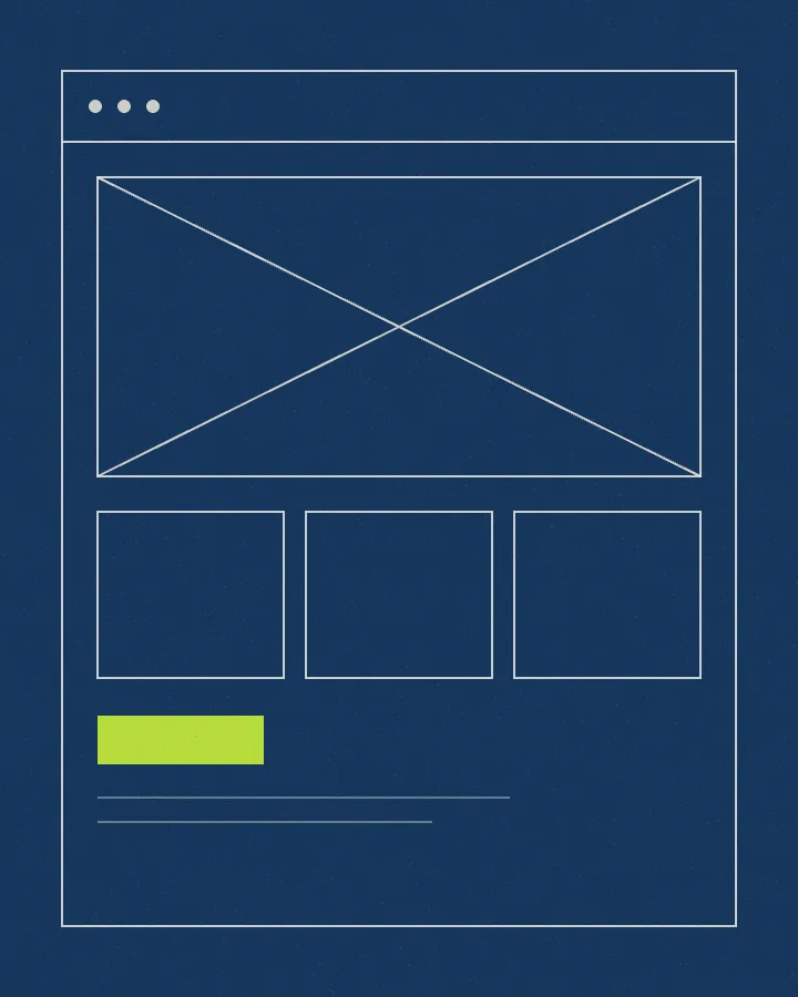 Web & Builds: wireframe artwork
